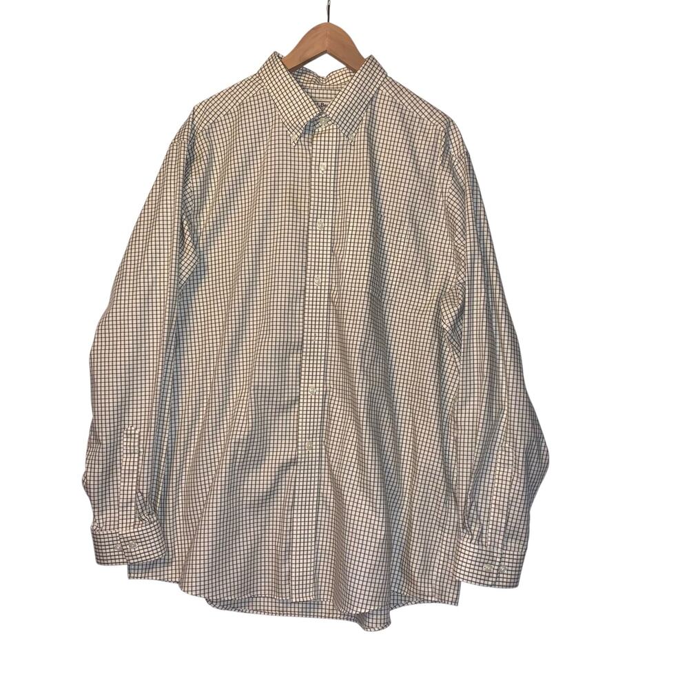 LL Bean button up shirt sz XL